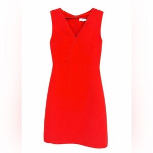 Reiss Vibrant Orang Shift Mini Dress US 10
